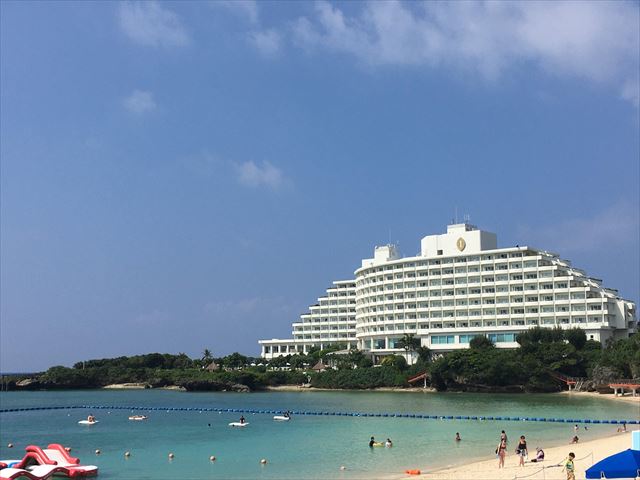 Anaインターコンチネンタルホテル万座ビーチのオーシャンパーク 沖縄エンジョイ