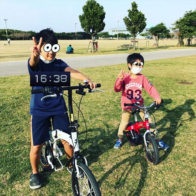 へんしんバイクで子供でも一発自転車デビュー！  沖縄エンジョイ！